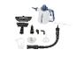 Nettoyeur vapeur SilverCrest : appareil, accessoires et chiffons.