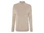Pull beige à col roulé