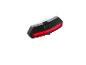 Feu arrière de vélo rouge à LED.