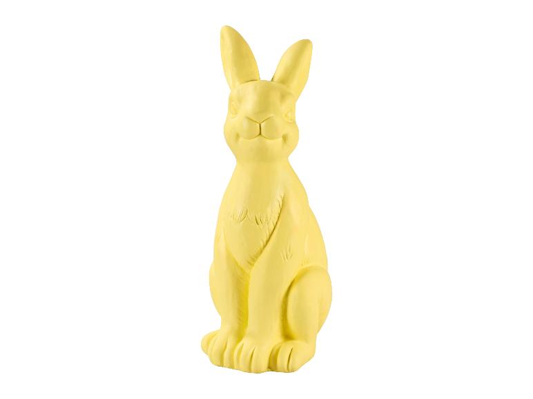 Lapin de Pâques jaune en chocolat