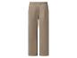 Pantalon décontracté beige pour homme avec taille élastique et poche arrière.