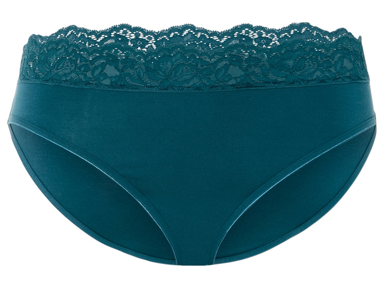 Culotte turquoise avec dentelle