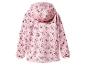 Veste rose pour fille avec motif de chatons.