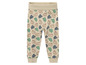 Pantalon beige à imprimé éléphant pour bébé