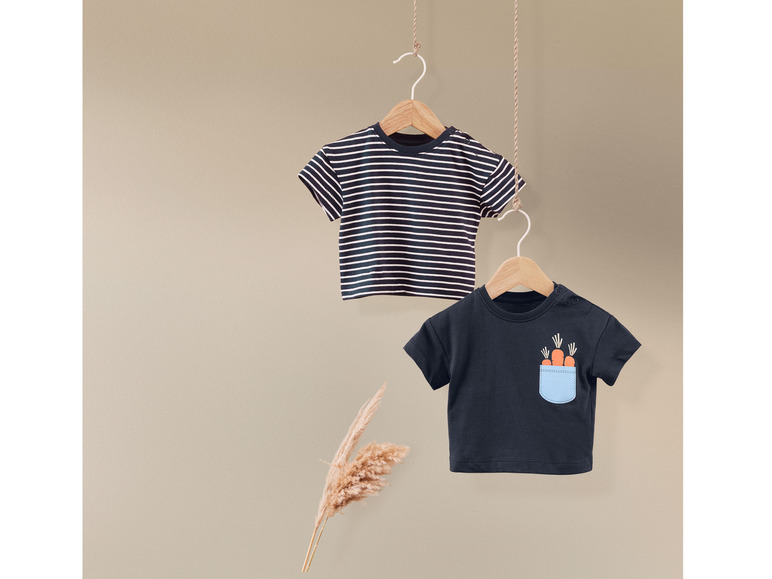 Aller en mode plein écran : lupilu® Lot de 2 t-shirts bébé - Image 3