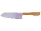 Un couteau Livarno Home violet avec un manche en bois.