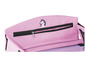 Boîte de rangement rose avec fermeture éclair, design licorne