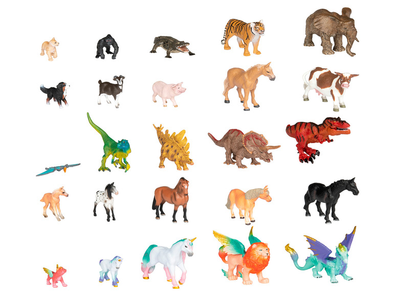 Aller en mode plein écran : Figurines animaux 5 pièces - Image 1