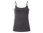 Débardeur gris pour femme à fines bretelles