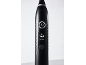 Brosse à dents électrique noire avec mode sensible et bouton d'alimentation