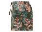 Shorts à taille élastique, motif tropical.