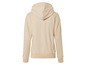 Sweat-shirt beige à capuche