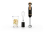 Un mixeur plongeant Silvercrest avec fouet, verre et banane