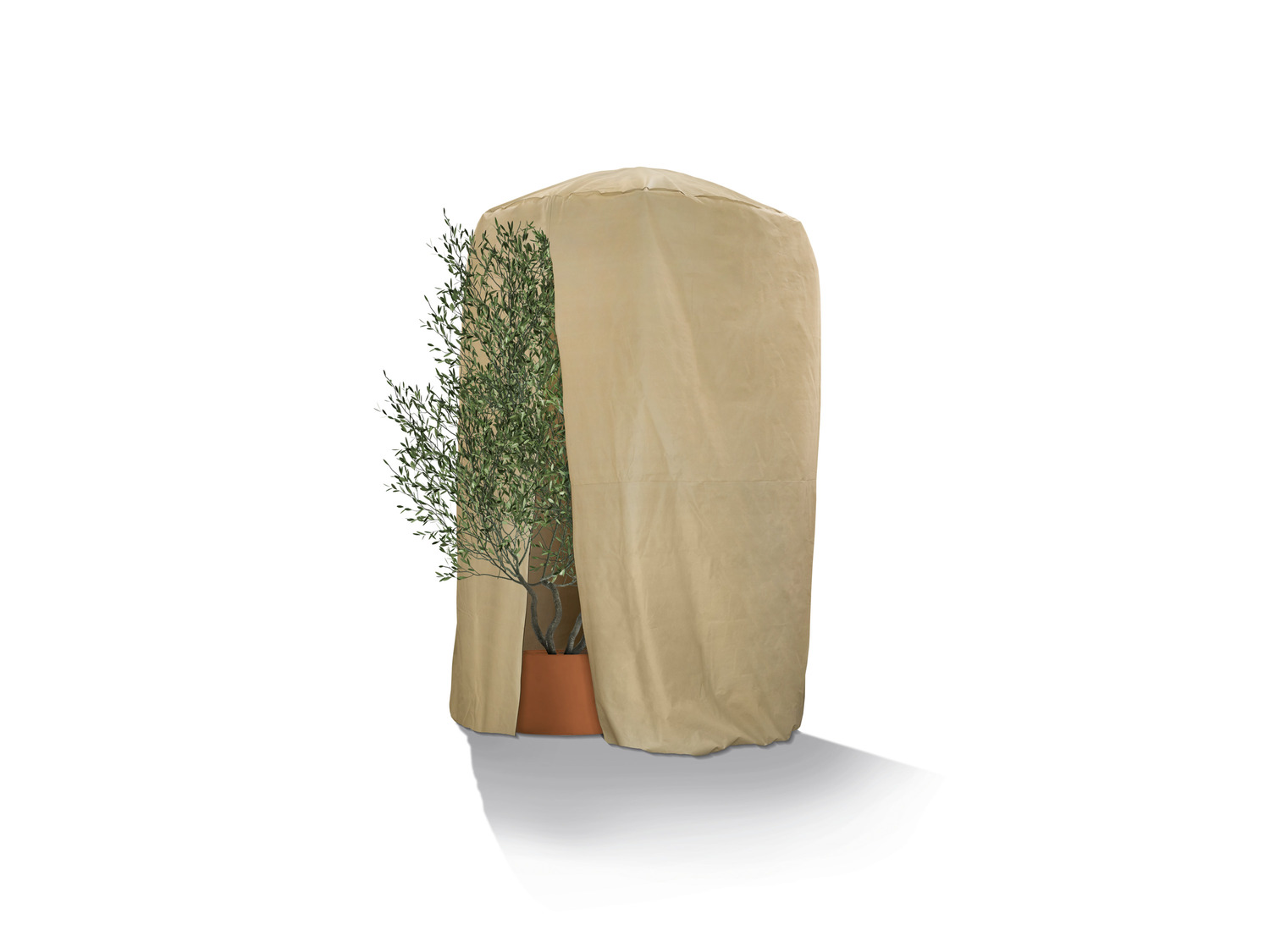 Housse Hivernage Plantes 80g/m² - 200x240 Cm - Non-Tissé Respirant - Imperméable, Coupe-Vent - Avec Zip Et Cordon - 11