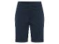 Shorts en tissu bleu marine, coupe classique.