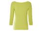 Un t-shirt à manches longues de couleur vert clair.