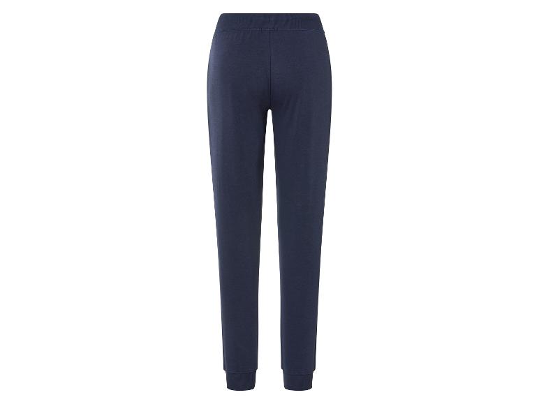 Pantalon de jogging bleu marine pour femme.