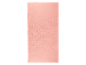 Serviette de bain rose clair.