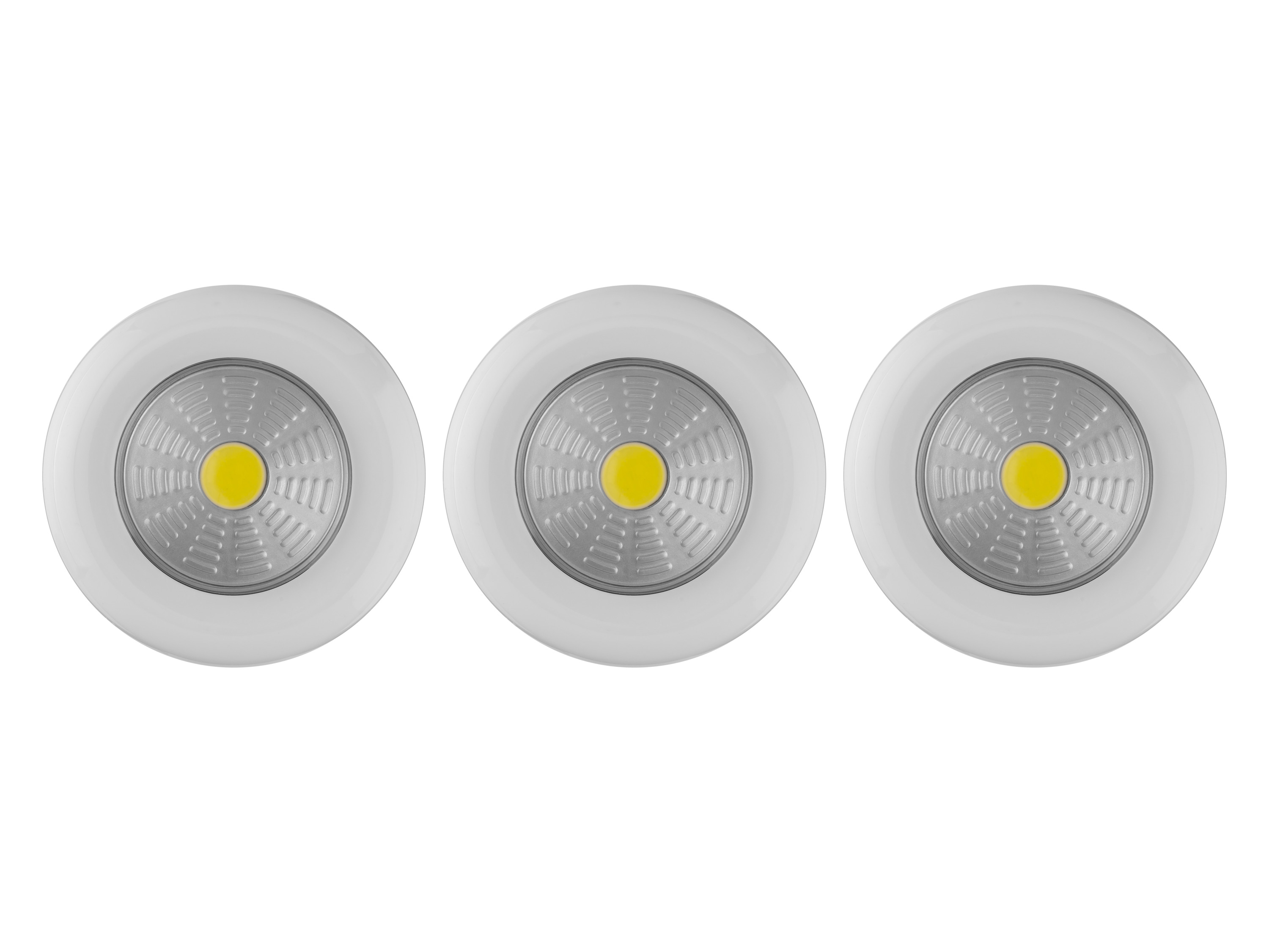LIVARNO home Lot de 3 lampes à LED (blanc)
