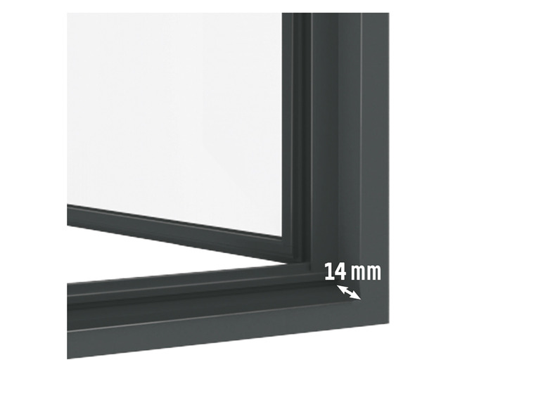 Aller en mode plein écran : LIVARNO home Porte-moustiquaire en aluminium, 100 x 210 cm - Image 7