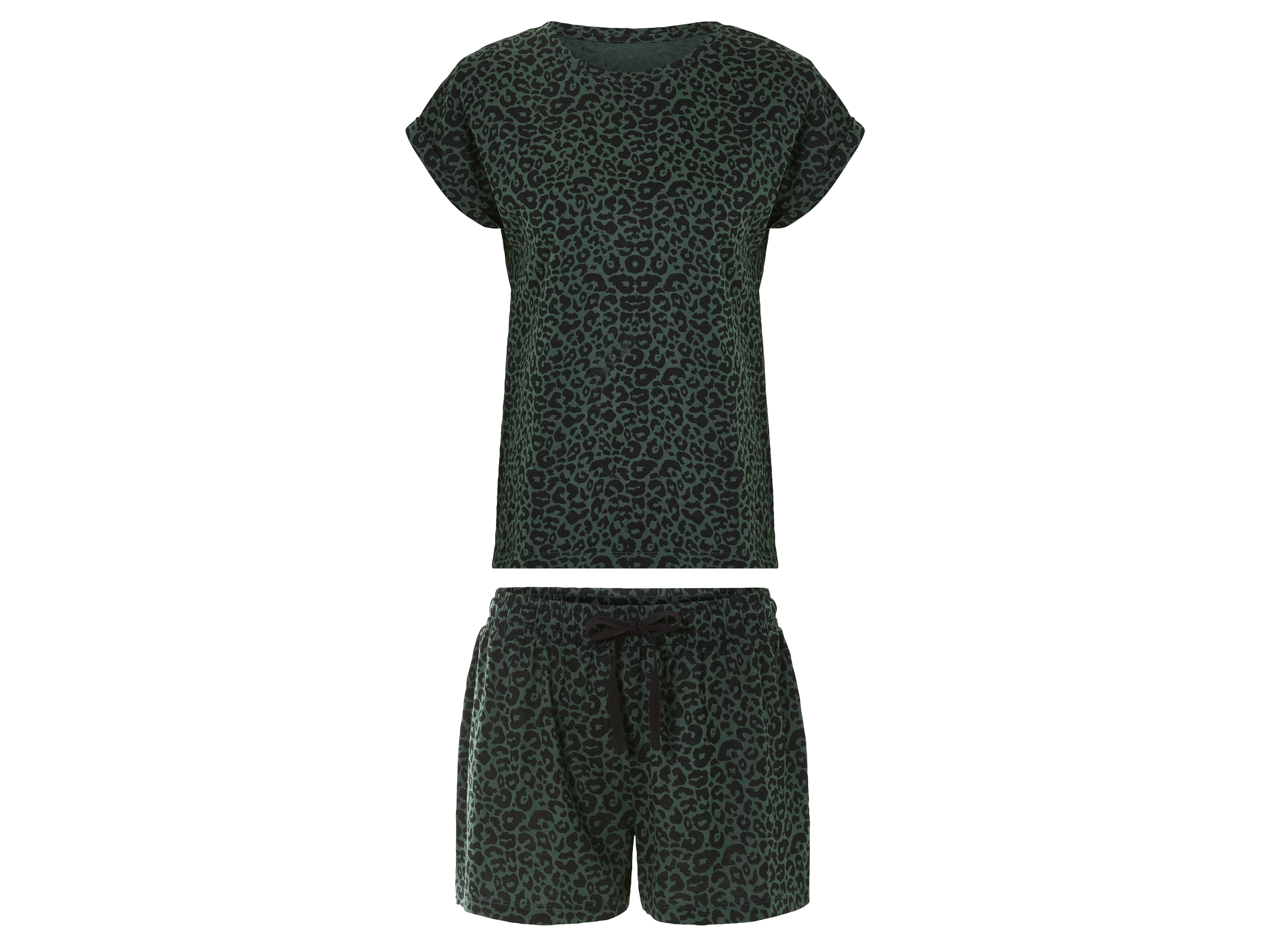 esmara® Pyjama femme (vert/noir, XXL(50/52))