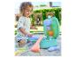 Jeu de sable pour enfant avec seau et accessoires pastel.