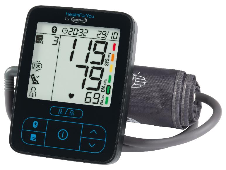Tensiomètre numérique HealthForYou by sensiplast avec brassard.