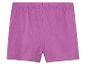Shorts pour enfant, couleur mauve.