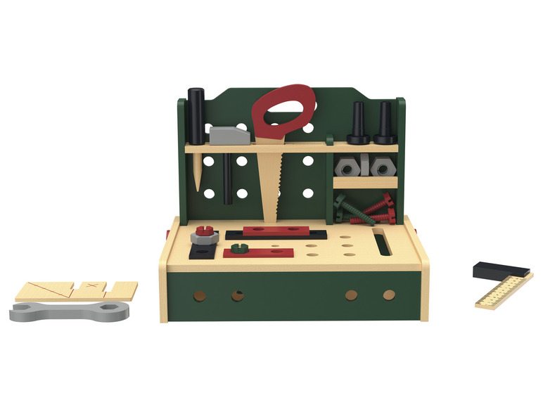Aller en mode plein écran : Playtive Établi, table de cuisine ou coiffeuse en bois - Image 7