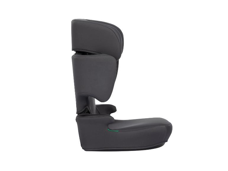 Siège auto enfant noir, confortable et sécurisé.
