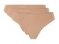 Lot de trois culottes femme couleur chair