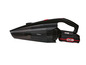 Un aspirateur sans fil noir Silvercrest avec une batterie Parkside X20V Team.
