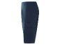 Shorts cargo bleu marine : vue de côté.
