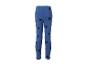 Legging bleu pour enfant avec cœurs noirs.