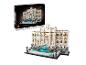 Un ensemble Lego Architecture Fontaine de Trevi, avec la boîte et le modèle construit.