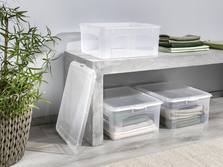 Aller en mode plein écran : LIVARNO home Lot de 3 ou 6 boîtes de rangement, avec couvercle - Image 7