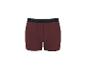 Caleçon boxer rouge foncé pour homme avec ceinture noire