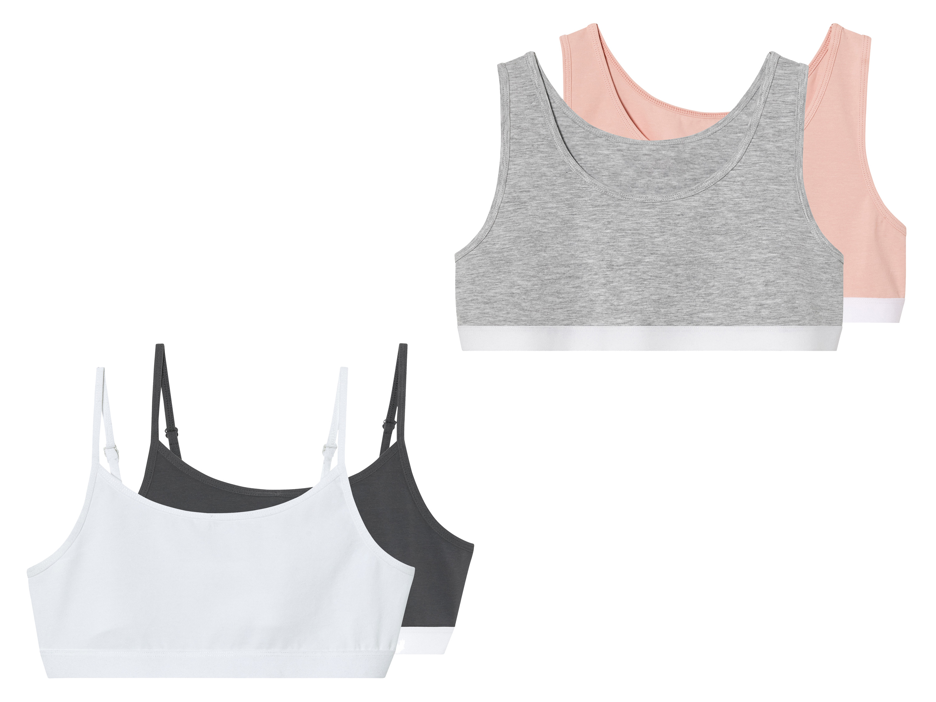pepperts!® Lot de 2 brassières fille