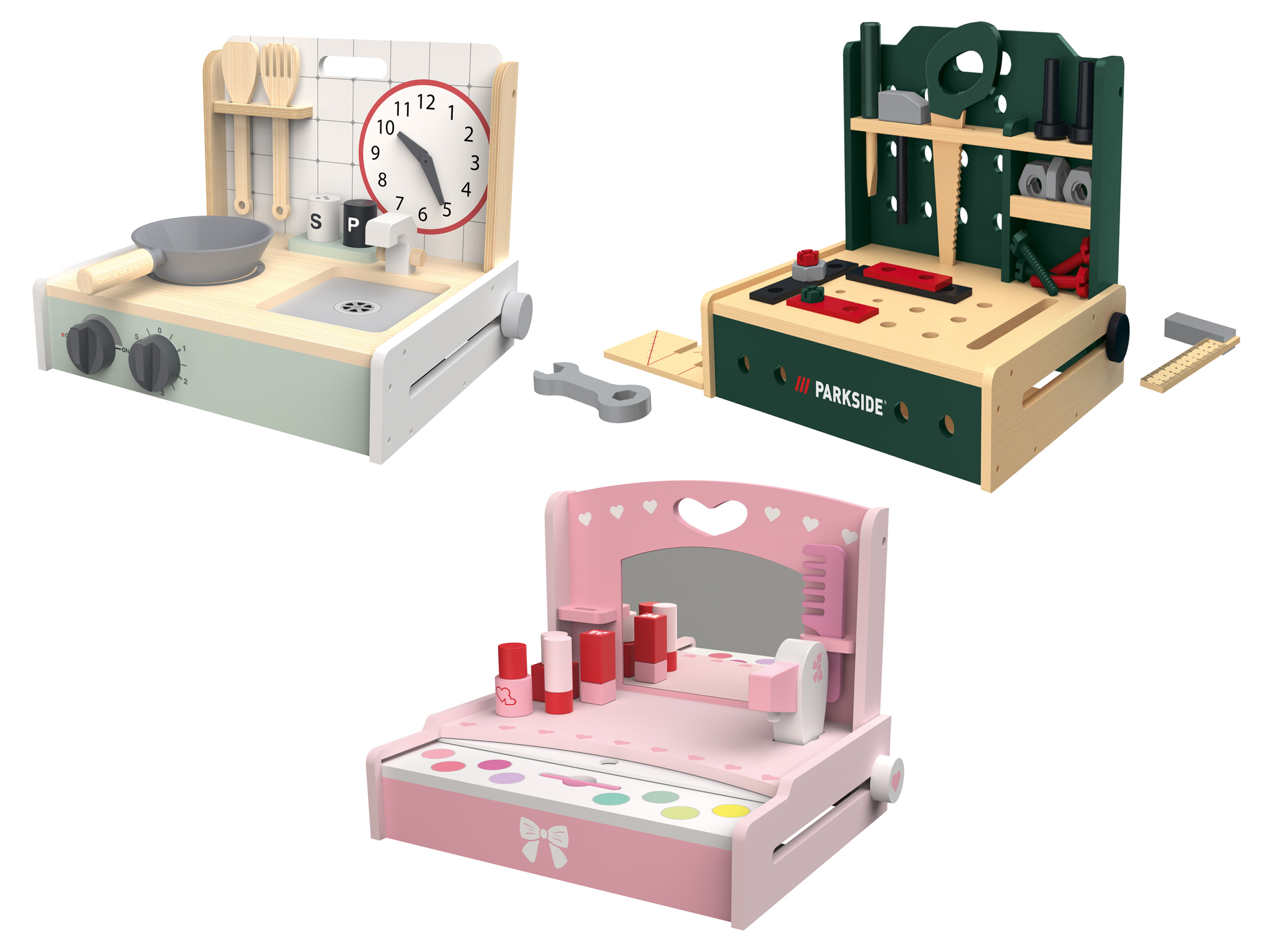 Playtive Établi, cuisine ou coiffeuse enfant