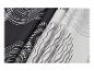 Tissu à motif rayé ondulé en noir et blanc