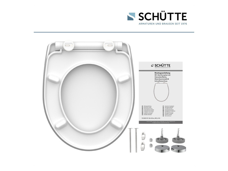 Aller en mode plein écran : Schütte Abattant WC High Gloss, avec fermeture en douceur - Image 16