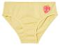 Culottes jaunes pour enfant, motif fraise.