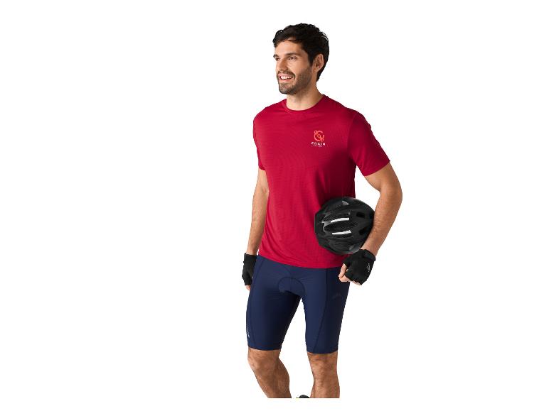 Maillot et cuissard de cyclisme Chain Cycling, casque et gants.