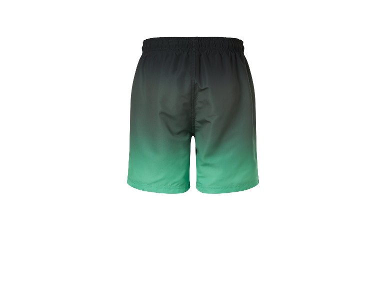 Short de bain dégradé bleu-vert.