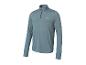 Un sweat-shirt bleu à col montant et à fermeture éclair, manches longues de la marque Dare2b.