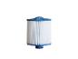 Cartouche de filtration pour piscine HOME DELUXE Marble Deluxe, blanche et bleue.