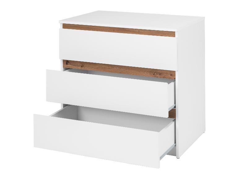 Commode Genève, 80 x 78 x 48 cm, blanche