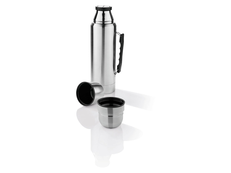 Aller en mode plein écran : CRIVIT Bouteille isotherme en acier inoxydable, 1 L - Image 6