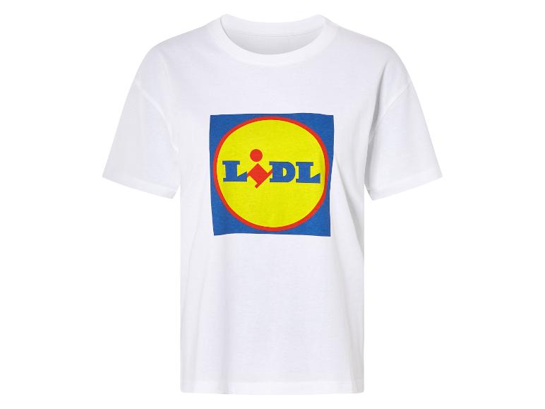 T-shirt blanc avec logo Lidl.