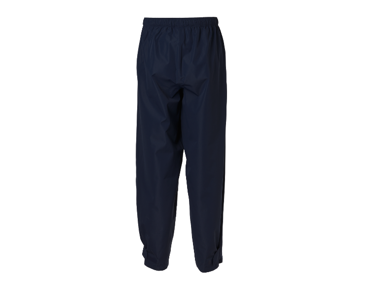 Pantalon de pluie bleu marine pour enfant.